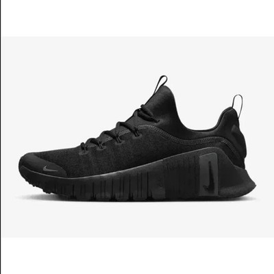 Nike Free Metcon 6 FJ7126-003 Triple Black Anthracite Women's 10