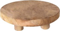 Kleiner Deko Hocker Blumenhocker Pflanzenhocker Aus Teak Holz Massiv 20 X 6 Cm H