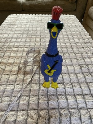 Punk Rock N Roll Chicken Ja-Ru Squawkin  Chik N Guitar Blue Squeeze Noise Maker 
