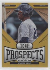 2013 Panini Prizm Top Prospects Gold Prizm 8/10 Miguel Sano #TP6 d4v