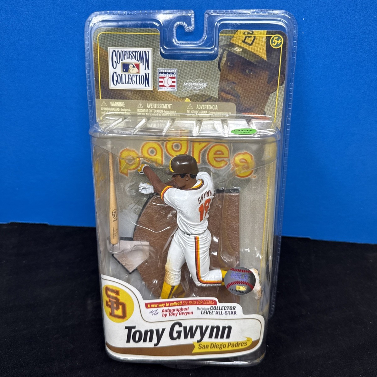 McFarlane MLB Tony Gwynn SD Padres White Uniform Variant