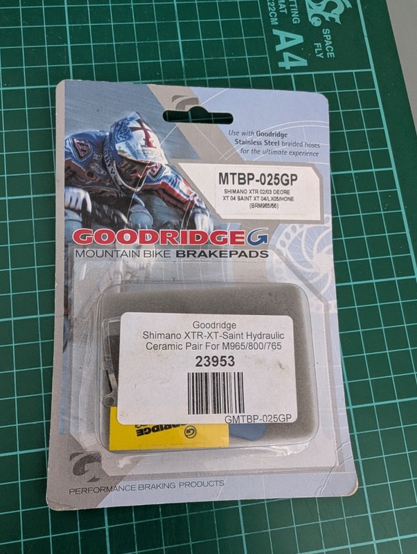 Goodridge Mountain Bike Brake Pads MTB-025GP Shimano XT XTR Saint
