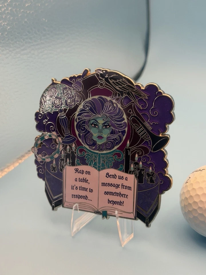 Prendedor Disney Haunted Mansion Madame Leota Vidente de Todos Fantasía Por PinsOnMain Foto 3 de 4