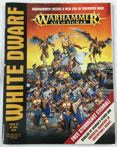 WHITE DWARF #75  JULY 2015 WARHAMMER FANTASY AOS AGE SIGMAR GAMES WORKSHOP 40K
