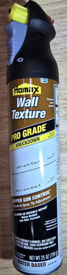 Homax Wall Texture Pro Grade KNOCKDOWN Water Based 25 oz New