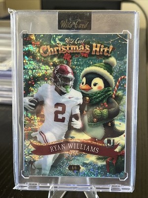 2025 Wild Card Holiday Hits Ryan Williams 1/1 Alabama 
