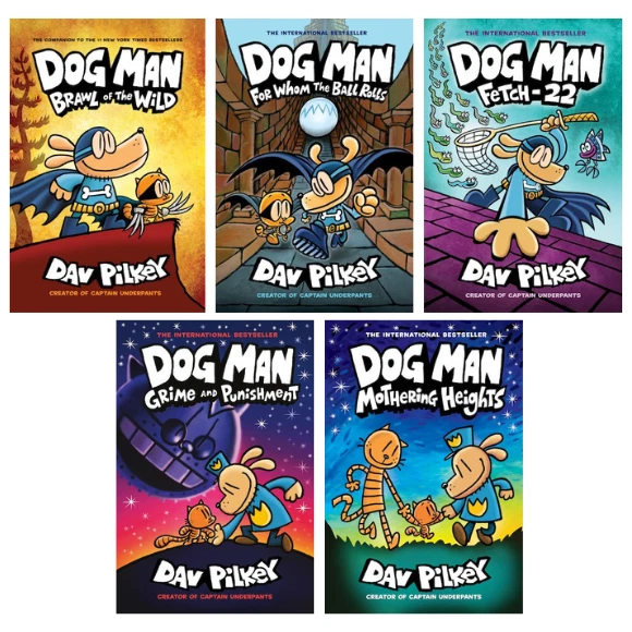 Dog Man Books 6-10 Collection Set (5 Books) - NEW (Free P+P) Genuine UK Editions