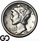 1931-S Mercury Dime, Scarce Key Date, Choice XF++/AU