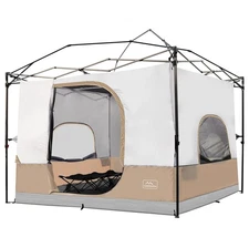 Camping Inner Tent for Pop Up Canopy, Converts 10'x10' Straight Leg Canopy in...