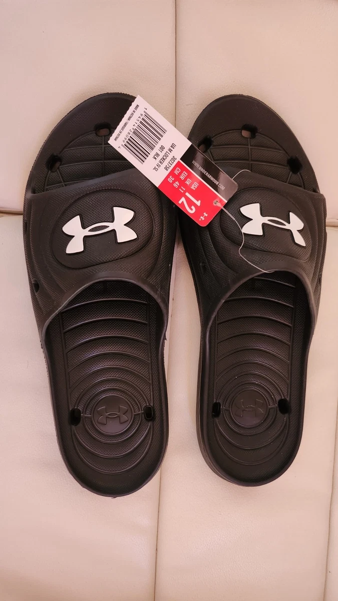 Under armour Slide Sandals for Men for sale - eBay