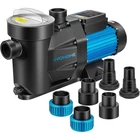 1.5/2.0/2.5 HP Swimming Pool Pump Self Priming w/ Timer 115/230V In/Above Ground