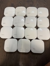 Lot of 15 Eero Pro 2nd Gen B010001 Mesh Wi-Fi System 13 power cords 