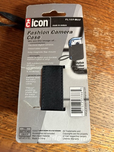 icon Compact Digital Camera Case With Strap & Belt Loop - Picture 3 of 4
