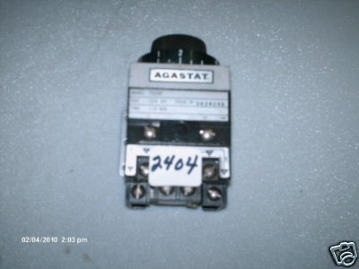 Agastat Timer 7022AF 1-10 Minutes 120V/60Hz Coil
