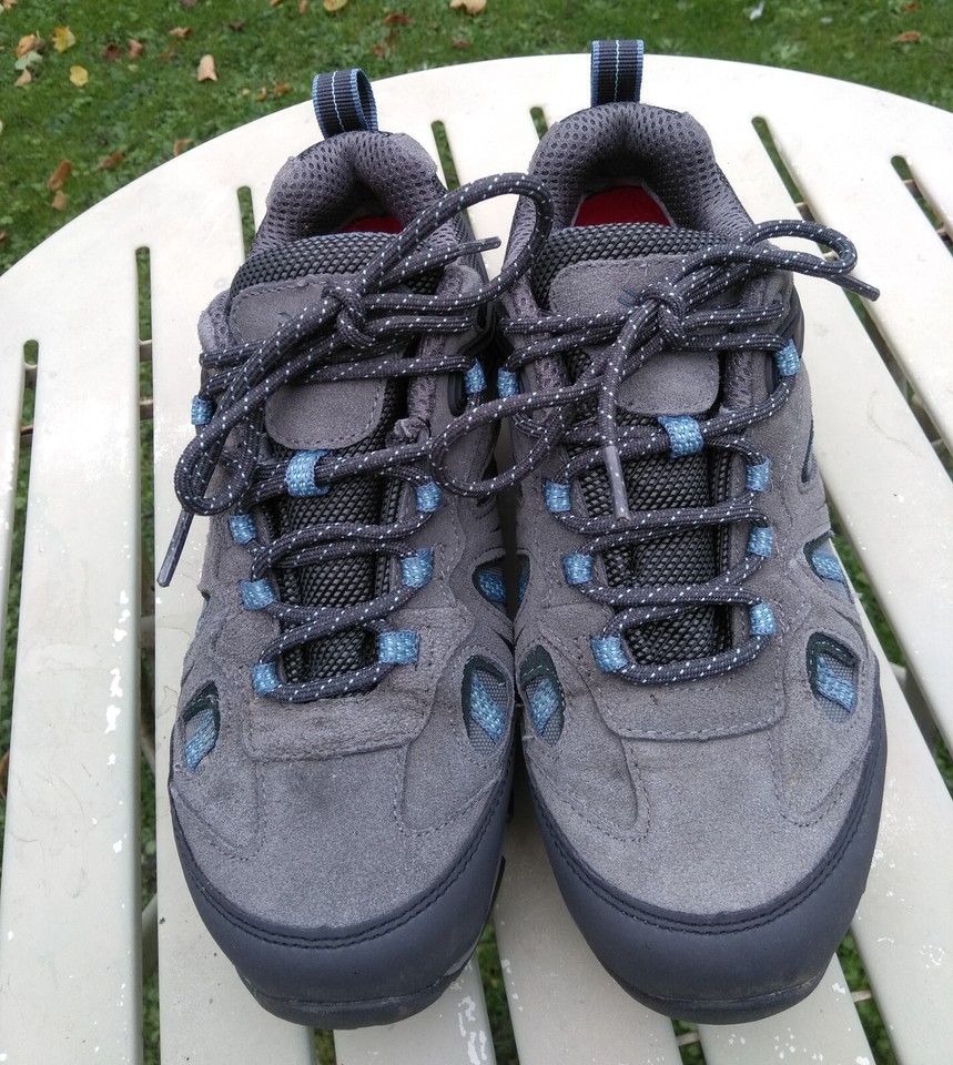Karrimor Aspen Low Wether Tight Walking Shoes Ladies Grey & Blue Size