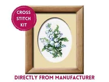RIOLIS Counted Cross Stitch Kit 241 Lily of the Valley - Lovely White Flower