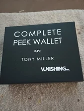Tony Miller Peek Wallet Exclusive Vanishing Inc. Out of Stock Magic Trick