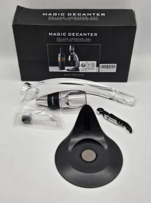 Weinbelüfter Dekanter Rotwein Weinkaraffe Wein Set Dekantieren Magic Decanter