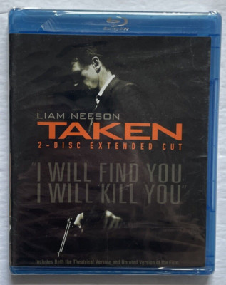 Taken (2008) Blu-ray 2009 Widescreen 2-Disc Extended Cut Liam Neeson NEW SEALED
