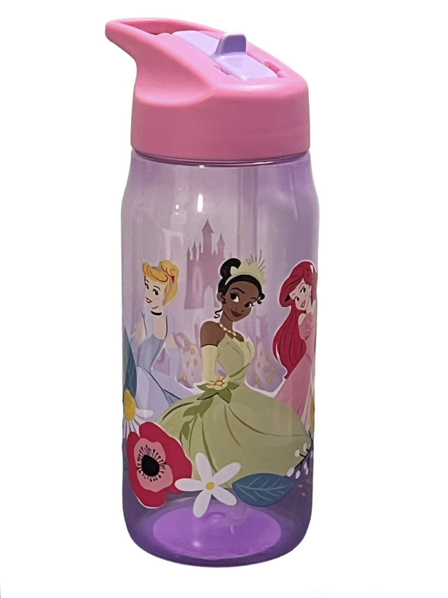 Disney Princess Sip Water Bottle w/Carry Loop Sip Bottles 16 oz Sippy Cup  Ariel