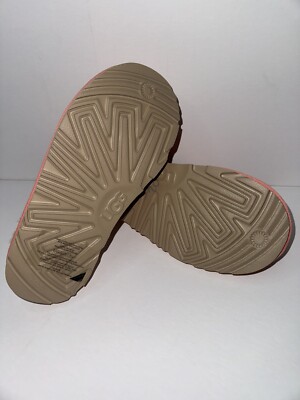 New Authentic UGG Little Kids Keegan Slide Slipper Peach Size 3 | eBay display picture 1