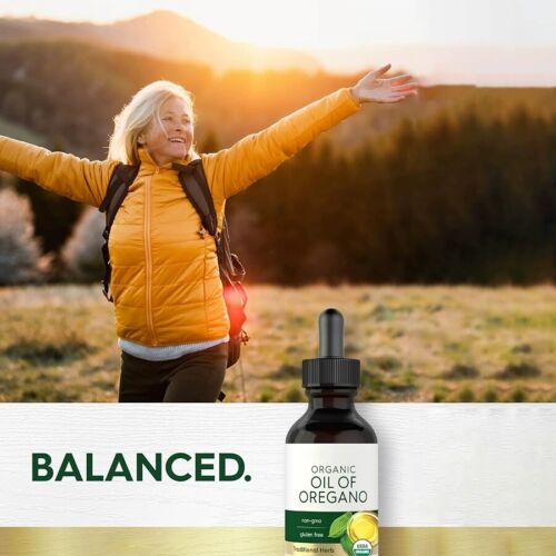 Olio Biologico di Origano Gocce Liquide | 2 Fl Oz | Integratore Erboristico Vegano - Foto 5 di 6