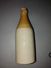 ANTIQUE BUCHAN PORTOBELLO #12 STONEWARE POTTERY BOTTLE 8 1/2" EUC EDINBURGH