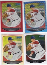 Ty Buttrey 2013 Bowman Chrome BCP139 Chrome Prospect Card Lot w/refractors
