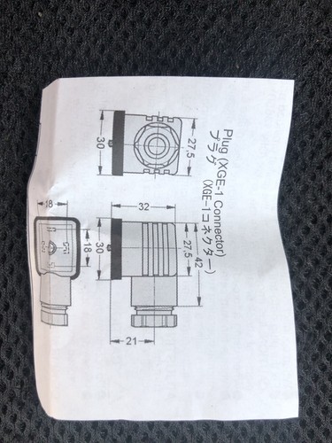 Solenoid Coil /pressure Switch Connector Weather Proof 3 Pin , 2 Plus Earth - Picture 5 of 5