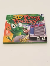 3D Frog Frenzy Windows 98 PC CD ROM Video Computer Game 2003 Very Good Condtn