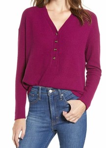 socialite thermal henley top