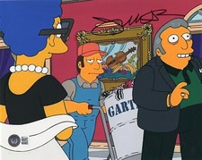 Joe Mantegna Signed Simpsons TV Show Fat Tony 8x10 Photo w/Beckett COA BB76774