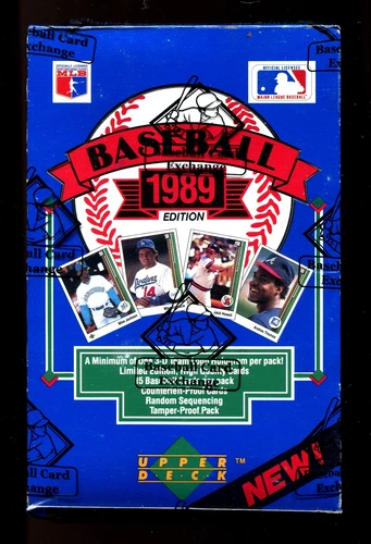 1989 Upper Deck Low Series Wax Box BBCE FASC From a Sealed Case Ken Griffey Jr