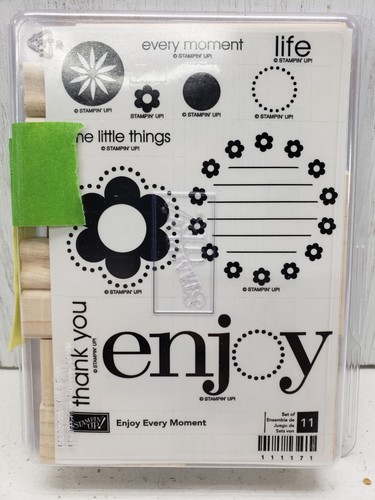 Stampin Up! Enjoy Every moment stamp set 11 stamps | eBay