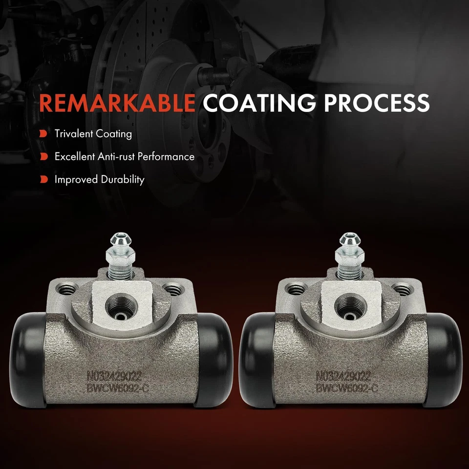 2x Cilindro de roda de freio a tambor lateral traseiro para Cadillac DeVille Eldorado Series 62 - Imagem 3 de 4