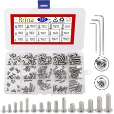 150Pcs 304 SS Torx Security Screws – M3 M4 M5 Tamper-Proof Set + Wrenches