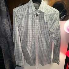 Eddie Bauer "Long Sleeve Button up Collar Dress Shirt" Relaxed Fit Mens:S 