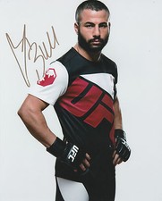 FOTO 8X10 FIRMADA POR JOHN THE BULL MAKDESSI UFC 186 158 NOCHE DE LUCHA MMA A