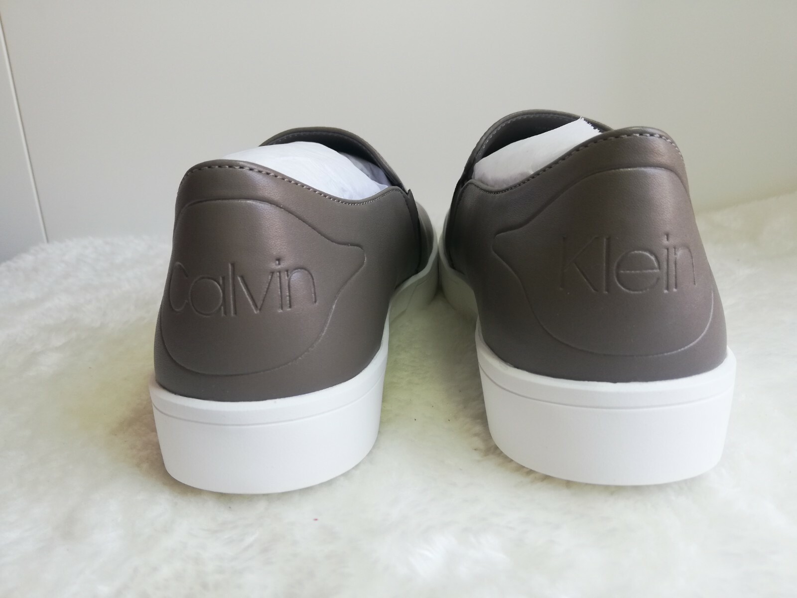 calvin klein slip on trainers womens