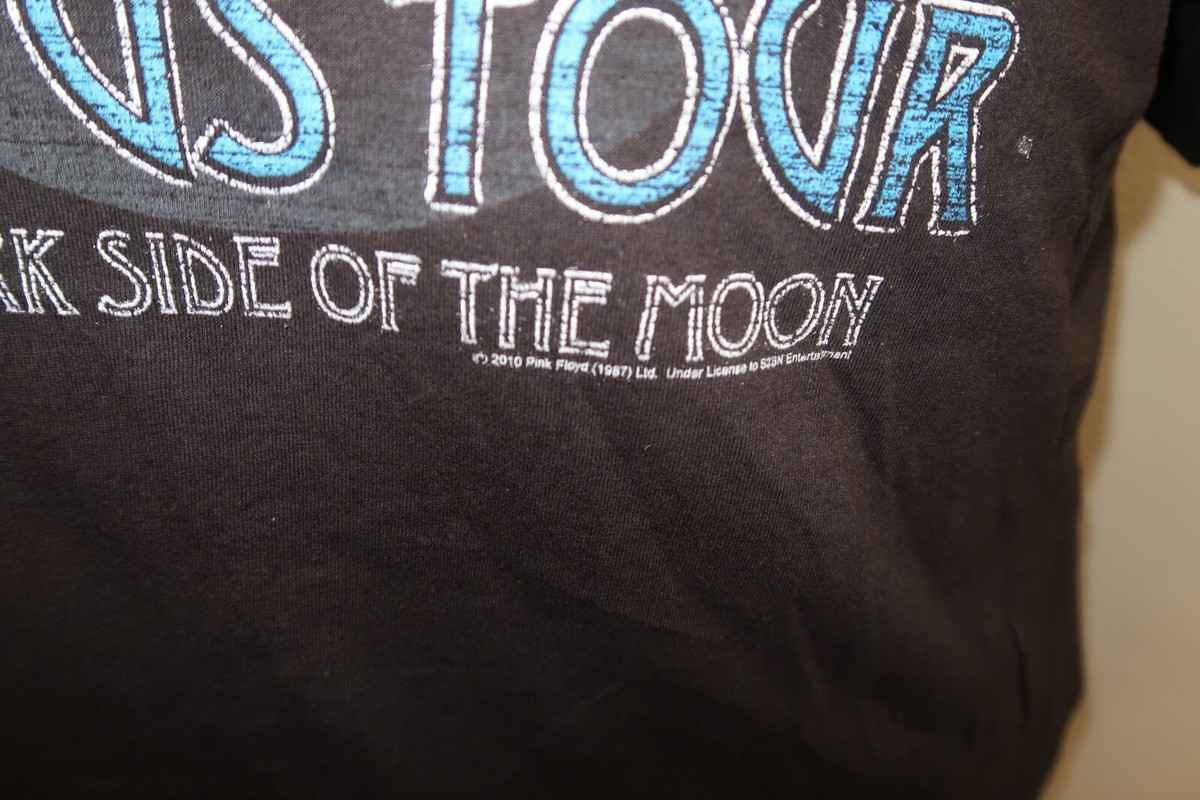 B9 Pink Floyd 1973 US Tour 2010 Dark Side Moon T-shirt Mens XL