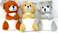 Greenbrier Kennel Club Plush Squeaky Bear Dog Toy ~ Qty 1 Bear Picked at Random