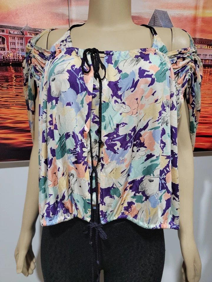 Blusa Missoni Auténtica Tanque 2 piezas Talla 40/US M, Conjunto Jersey Multicolor Sedoso #X Foto 2 de 4