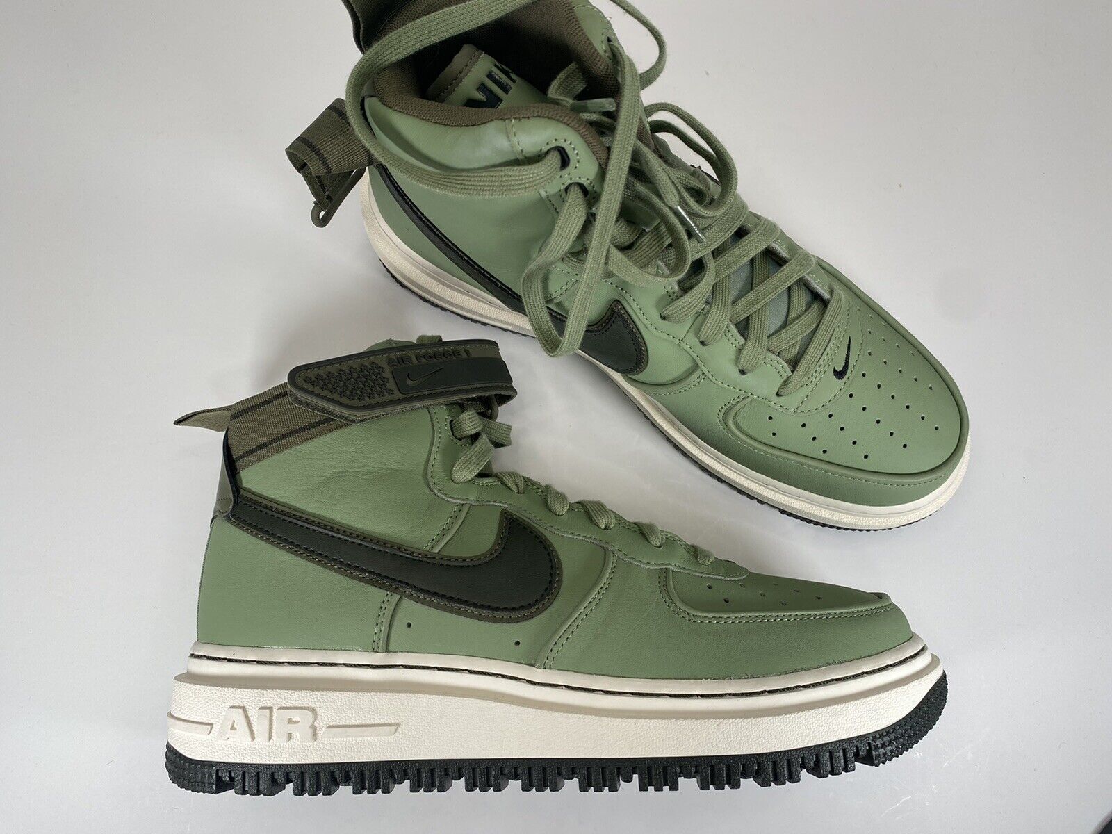 Nike Force 1 AF1 Boot Oil Green/Sequoia-Medium Olive DA0418-300 Size 9 | eBay
