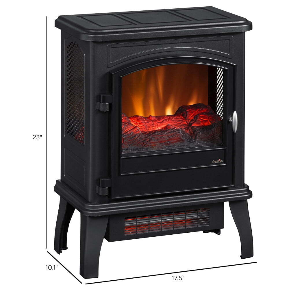 Duraflame® Infrared Quartz Electric Fireplace Stove Heater, Black - NewIt