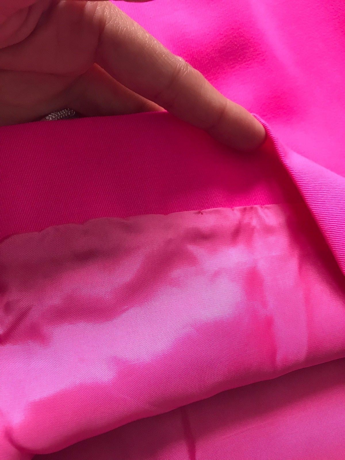 ESCADA VINTAGE HOT PINK LANA VIRGIN WOOL KNEE LENGTH PENCIL SKIRTEU 36