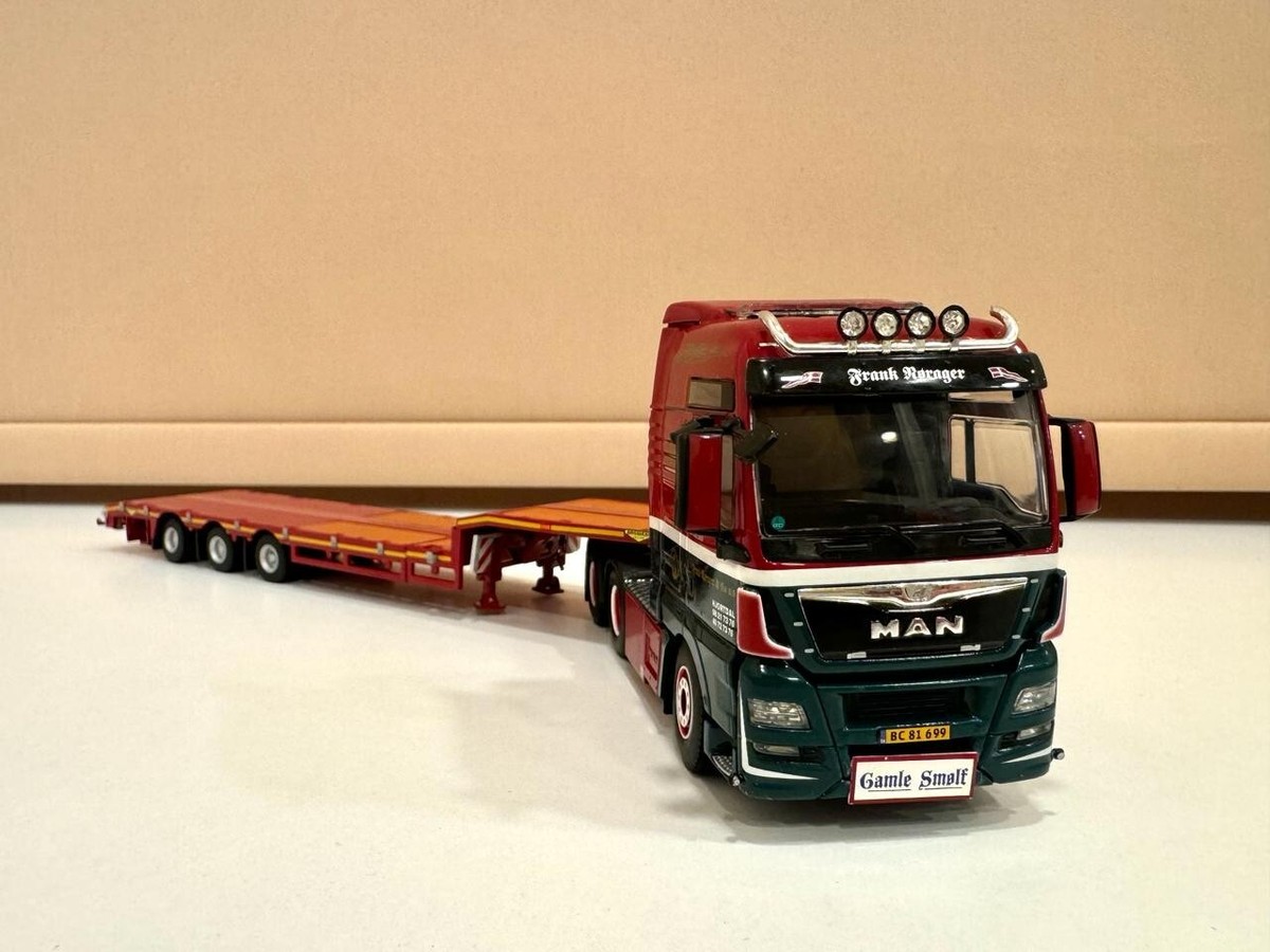WSI truck models, MAN TGX XXL 6X2 SEMI LOWLOADER, FRANK NORAGER | eBay