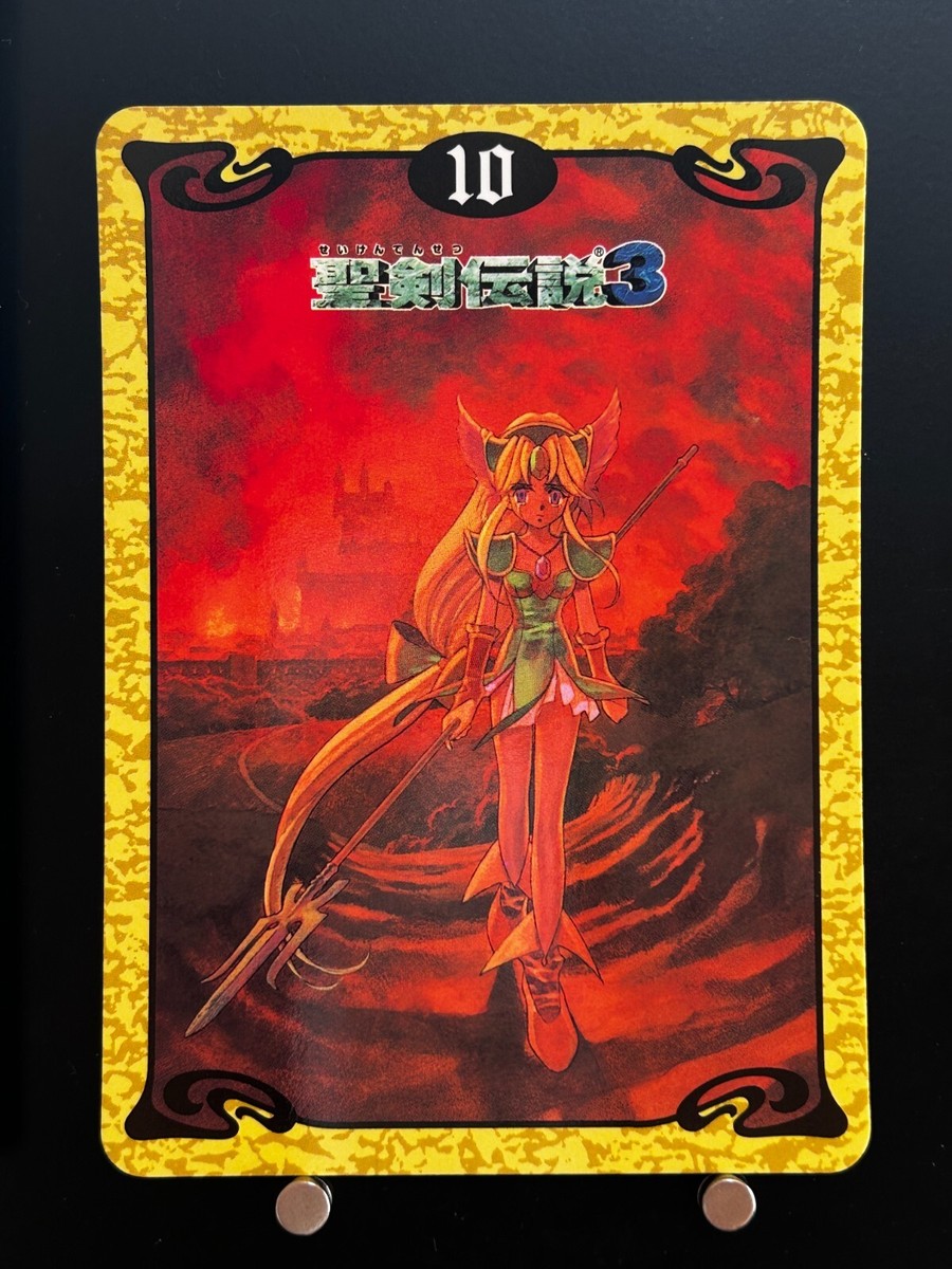 Riesz Trials of Mana Jumbo Card #10 Square Japanese JAPAN Game TCG
