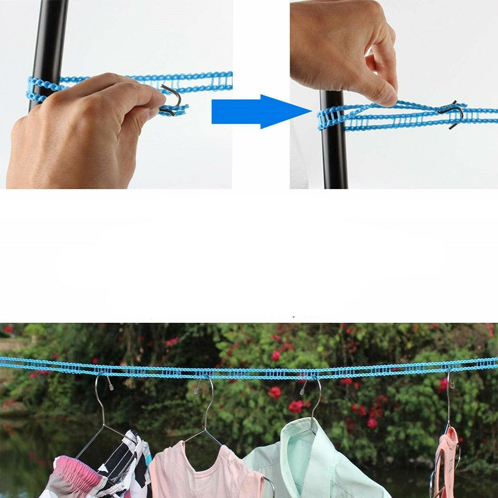 2 PCS New Travel Laundry Non-slip Rope Nylon Clothesline 3m/5m | eBay
