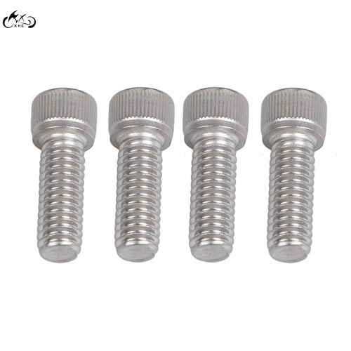Chrome 4.5" Pullback Handlebar Risers For Harley Dyna Sportster Softail 1" Bar - Picture 9 of 16