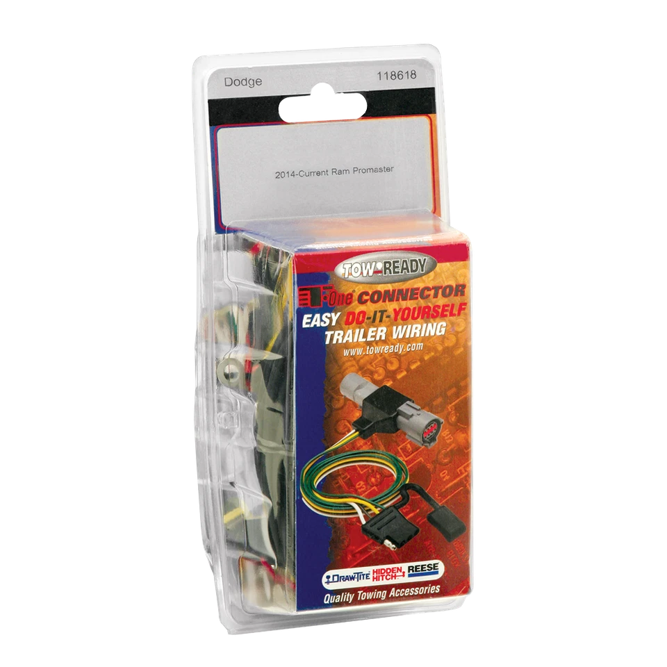 Kit de arnés de cableado Tekonha/Draw-Tite 118618 T-One para RAM ProMaster 2014-2019 Foto 2 de 4